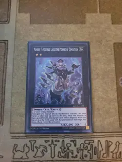 YUGIOH NUMBER 45: CRUMBLE LOGOS THE PROPHET OF DEMOLITION DRL3 SECRET 1ST ED - Image 1