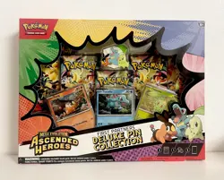 Pokemon TCG Mega Evolution Ascended Heroes First Partners Pin Collection NEW - Image 1