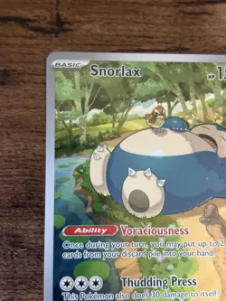 2023 Pokemon TCG - S&V 151 - SVP051 Snorlax - Pokemon Center Stamped Promo - Image 3