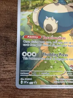 2023 Pokemon TCG - S&V 151 - SVP051 Snorlax - Pokemon Center Stamped Promo - Image 4