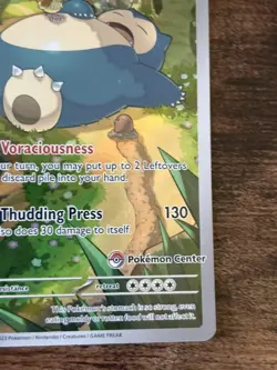 2023 Pokemon TCG - S&V 151 - SVP051 Snorlax - Pokemon Center Stamped Promo - Image 5