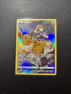 Eevee Ultra Rare Brilliant Stars Trainer Gallery TG11/TG30 Pokemon TCG NM - Image 1