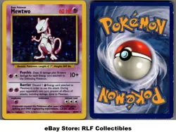 1999 Pokemon, Base Set, #10/102 Mewtwo, Holo Rare (c) - Image 1