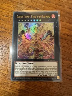 YuGiOh Garunix Eternity Hyang of the Fire Kings 25LP Ultra Rare - Image 1
