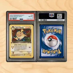 2000 Pokemon Rocket 1st Edition Dark Raichu No. 83 PSA 8 - Image 4