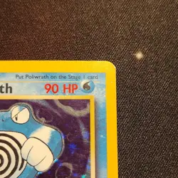 Poliwrath Unlimited Holo Rare Pokemon TCG Base Set 13/102 LP - Image 4