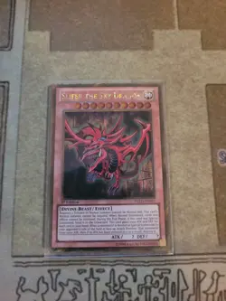 YUGIOH SLIFER THE SKY DRAGON PGLD-EN032 GOLD SECRET 1ST ED NM - Image 1