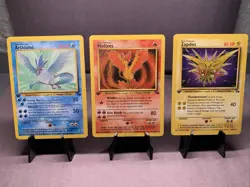 Pokemon TCG 1st Edition Legendary Birds Fossil Non Holo Rare Lot WOTC VTG 1999 - Image 1