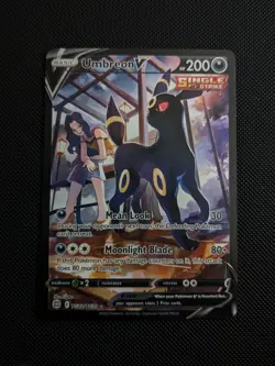 Pokemon Umbreon V TG22/TG30 Ultra Rare Holo Single Strike 200 HP Full Art - Image 1