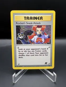 Rocket's Sneak Attack (72) Rare Unlimited Team Rocket 72/82 NM Pokemon TCG - Image 1