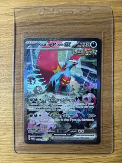 Pokemon TCG Roaring Moon EX 251/182 Paradox Rift SIR, Near Mint Condition - Image 1