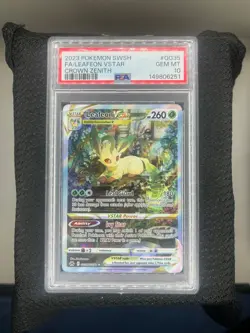 POKEMON SWORD & SHIELD CROWN ZENITH #GG35 FULL ART/LEAFEON VSTAR PSA 10 - Image 2
