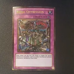 Royal Oppression GLD4-EN047 Ultra Rare Limited Edition LP YuGiOh - Image 1