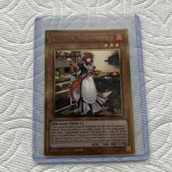 Kitchen Dragonmaid MAGO-EN022 Yu-Gi-Oh! Holofoil Prem Gold Rare 1st Edition NM - Image 1