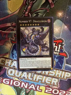 (EY) Yugioh 1x Number 97: Draglubion Secret BLHR-EN030 Battles of Legend 1st VLP - Image 1