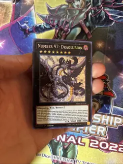 (EY) Yugioh 1x Number 97: Draglubion Secret BLHR-EN030 Battles of Legend 1st VLP - Image 2