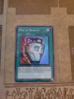 YUGIOH POT OF DUALITY CT08-EN008 SUPER LIMITED ED NM - Image 1