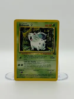 Nidoran 57/64 Jungle Common NM WOTC Pokemon Card - Image 1