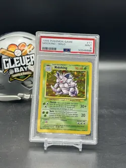 Nidoking 011/102 Base Set Holographic 1999 Pokemon Card PSA 9 (CBMH) - Image 1