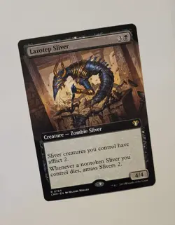 MTG Lazotep Sliver Extended Rare 0764 Commander Masters Extended Art Rare CMM - Image 1