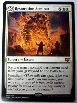Restoration Seminar - Mythic - MTG Secrets of Strixhaven - 0030 NM - Image 1