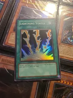 Lightning Vortex - DR3-EN160 - Super Rare Dark Revelation 3 Yugioh - Image 1