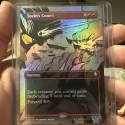 Sozin's Comet (0309) - Foil - Borderless Near Mint - Image 1