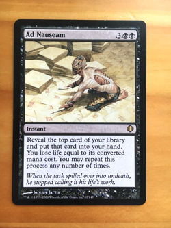 Mtg Shards of Alara Ad Nauseam NM - Image 1
