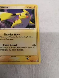 Pokemon Pikachu 78/110 EX Holon Phantoms - Image 3
