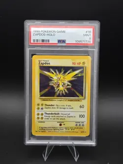 PSA 9 Zapdos Holo Rare Base Set 16/102 PSA 9 English 1999 Pokemon TCG - Image 1