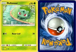 BULBASAUR 1/73 C SHINING LEGENDS POKEMON LP - Image 3