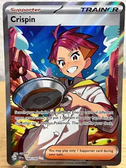 Stellar Crown Crispin 164/142 Ultra Rare Pokemon NM/M - Image 1