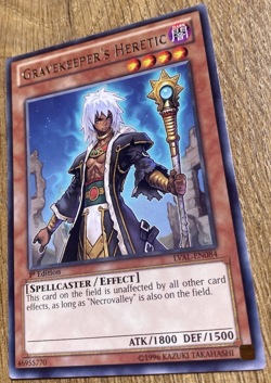 Gravekeeper's Heretic | LVAL-EN084 | Rare | 1st Edition | YuGiOh Card | Mint - Image 4
