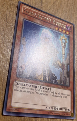 Gravekeeper's Heretic | LVAL-EN084 | Rare | 1st Edition | YuGiOh Card | Mint - Image 5
