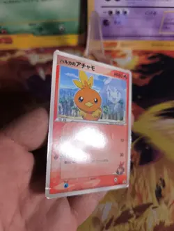 Pokemon Karte Card May's Torchic Flemmli Shogakukan Glossy Promo japanese VG- - Image 4