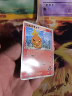 Pokemon Karte Card May's Torchic Flemmli Shogakukan Glossy Promo japanese VG- - Image 5