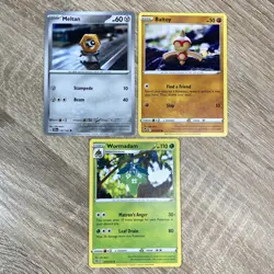 Yuka Morii Pokemon bundle Cards - Meltan - Wormadam - Baltoy - Image 1