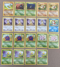 Pokemon Jungle Lot (19 Cards) NM-MT Ungraded | Venonat Meowth Bellsprout + More - Image 1