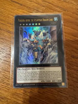 Poseidra Abyss, the Atlantean Dragon Lord 25LP-EN012 Ultra Rare Yugioh - Image 1