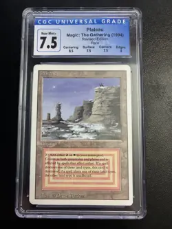 MTG Plateau Revised CGC Graded 7.5 NM+ - Image 1