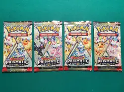 Prismatic Evolutions Pokemon TCG Sealed Booster Packs - Multiple Available - Image 1