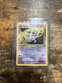 Pokemon TCG Mr. Mime 6/64 Jungle Unlimited Holo Rare - Lightly Played - Image 1