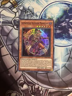 (YCL) APPRENTICE ILLUSION MAGICIAN SUPER RARE 1ST EDITION LED6-EN007 YUGIOH VLP - Image 1