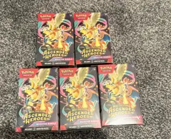 Pokemon TCG Mega Evolution Ascended Heroes Booster Bundle x5 - Image 1