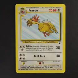 Fearow 41/130 Base set 2 Pokemon TCG VG Condition Non Holo - Image 1