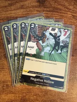 One Piece TCG Negative Hollow Playset OP06-097 X4 Wings of the Captain - Image 1