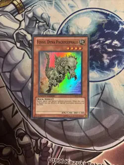 (YCL) FOSSIL DYNA PACHYCEPHALO *** SUPER RARE CT08-EN012 YUGIOH! VLP - Image 1