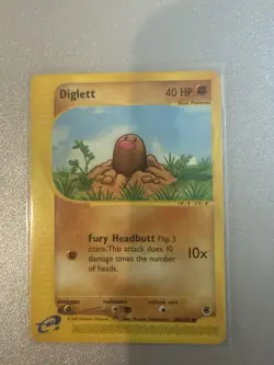 Pokemon TCG Diglett Expedition Base Set 106/165 Regular Common Card LP - Image 1