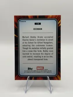Iceman 2025 Topps Chrome Marvel Comics #179 Refractor Trading Card FREE SHIPPING - Image 2