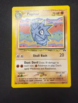 Pupitar 45/75 | Neo Discovery Uncommon | Pokemon Card TCG | NM - Image 1